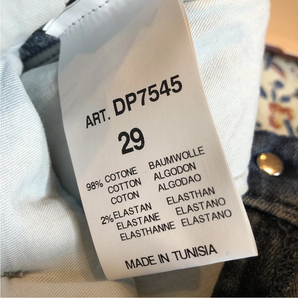 NWT Anthropologie Ottod'Ame Denim 29x35" Wide Leg Hi-Rise Blue Jeans - Picture 8 of 12